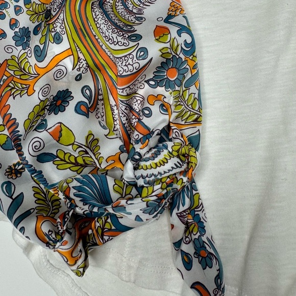 Anthropologie Mixed Media Blouse Jersey Size Small - Picture 4 of 5